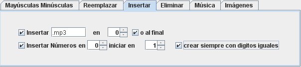 Insertar